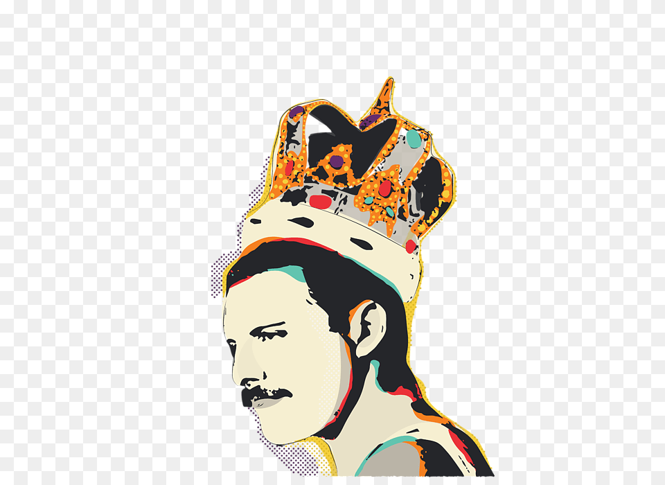 Be Visible Freddie Mercury Queen Art, Accessories, Jewelry, Face, Head Free Png