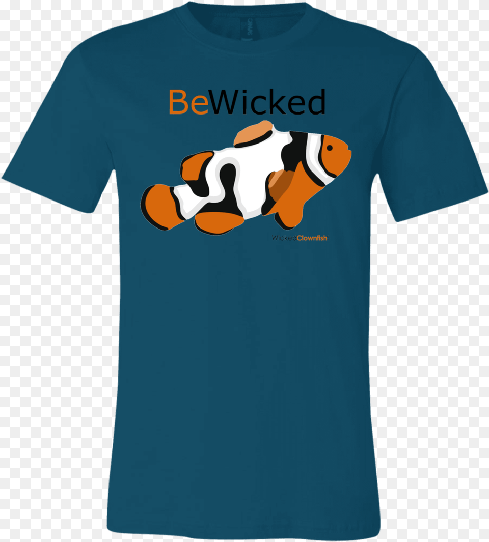 Be Wicked T Shirt, Clothing, T-shirt, Animal, Fish Free Png