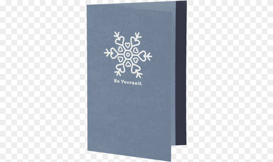 Be Yourself Holiday Card Paper, Nature, Outdoors, Blackboard, Snow Free Transparent Png