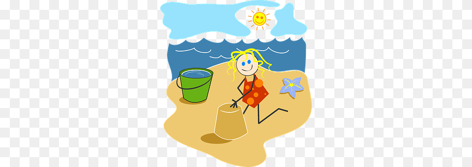 Beach Outdoors, Cleaning, Person, Cup Free Png Download