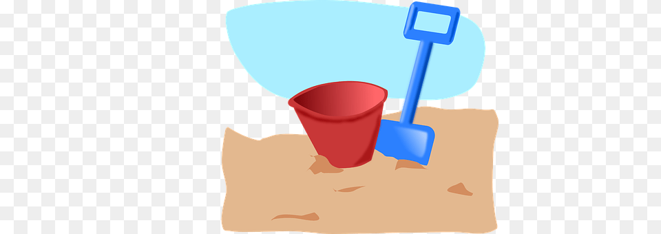 Beach Bucket, Device, Shovel, Tool Free Png