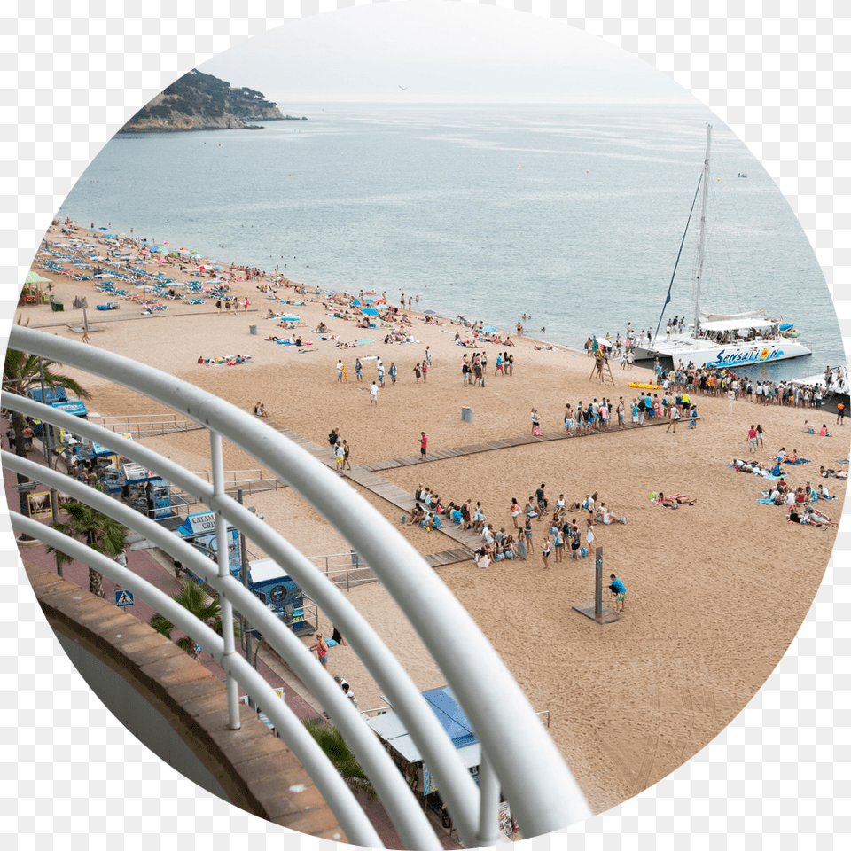 Beach, Waterfront, Water, Handrail, Boat Png