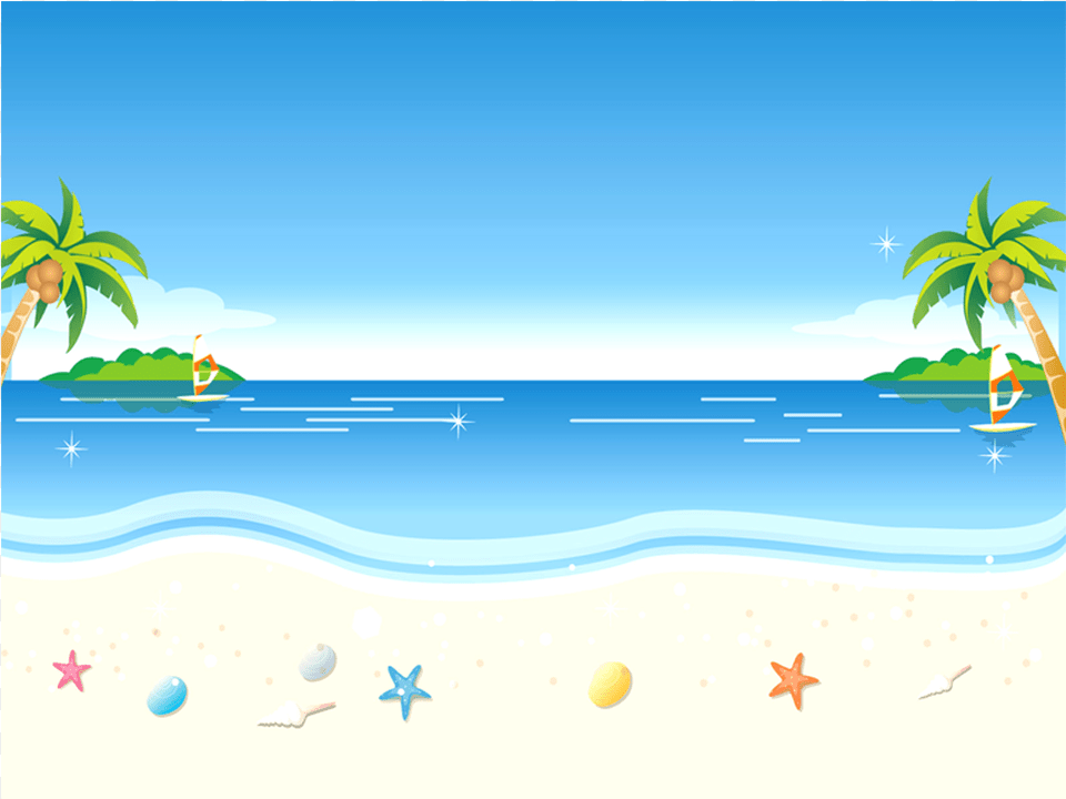 Beach Background Beach Clip Art Background, Water, Tropical, Summer, Sea Free Png Download