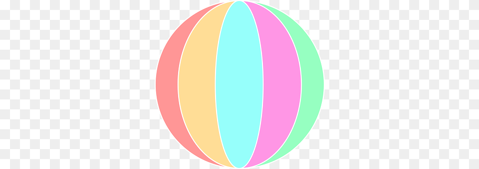 Beach Ball Sphere, Disk Free Png