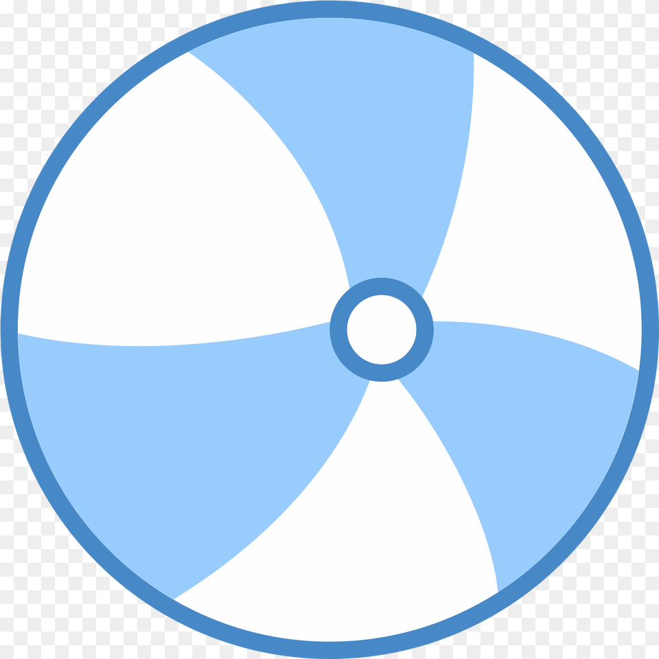 Beach Ball Blue Icon Cell Phone Radiation, Disk Free Png