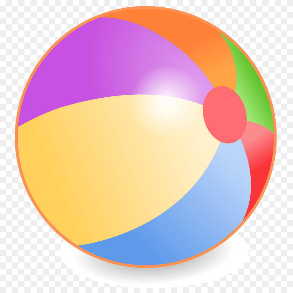 Beach Ball Clipart, Sphere, Disk Free Transparent Png