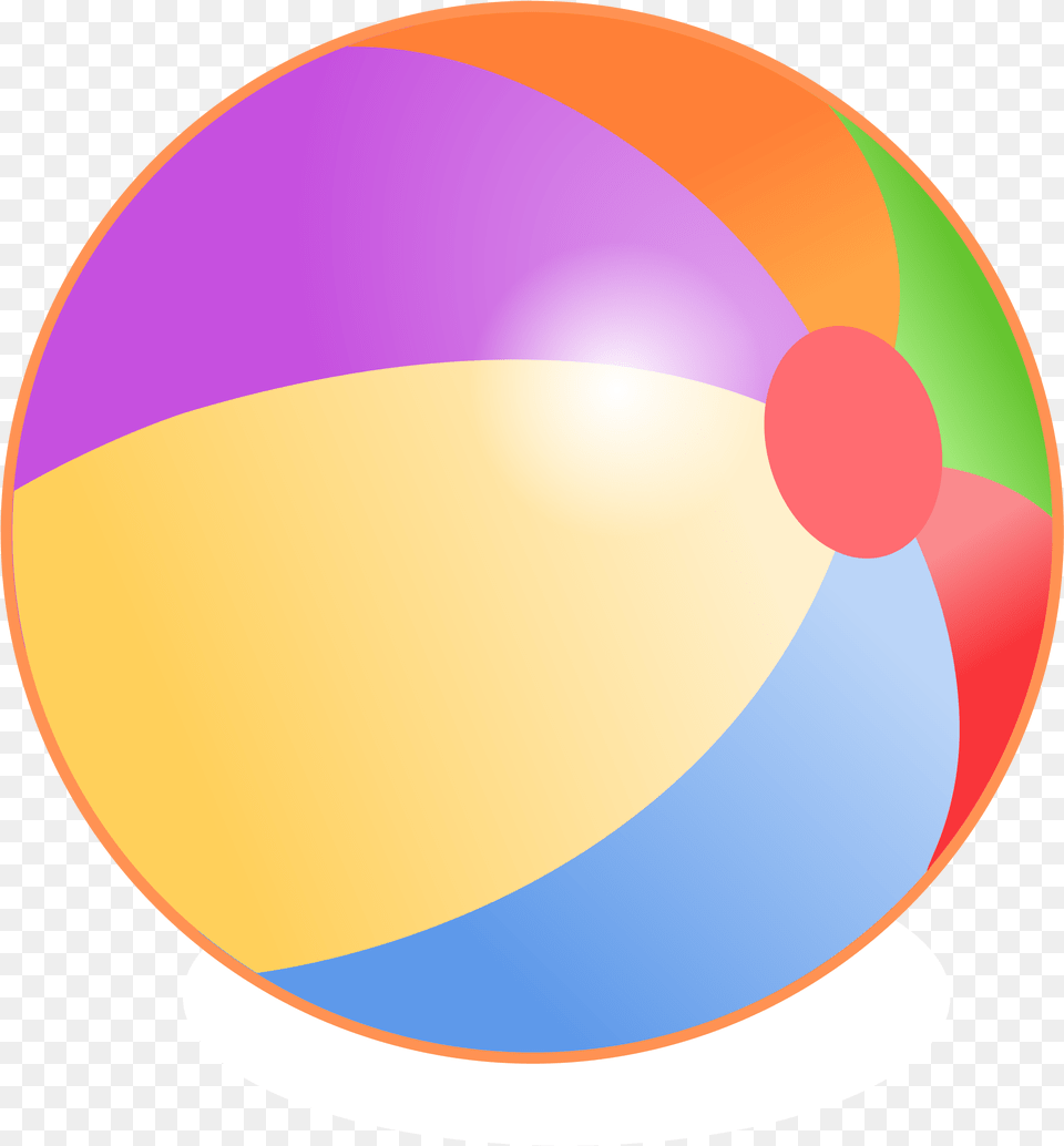 Beach Ball Clipart, Sphere, Disk Png