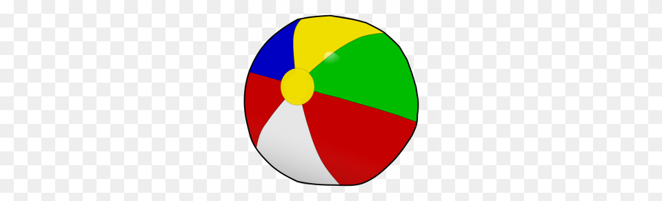 Beach Ball Clipart Black And White, Sphere, Disk Png