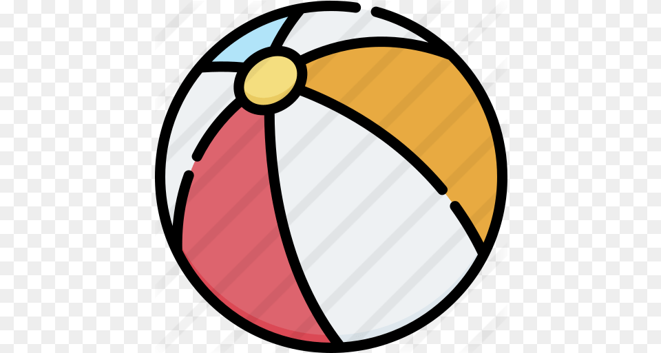Beach Ball Holidays Icons For Basketball, Football, Soccer, Soccer Ball, Sport Free Png