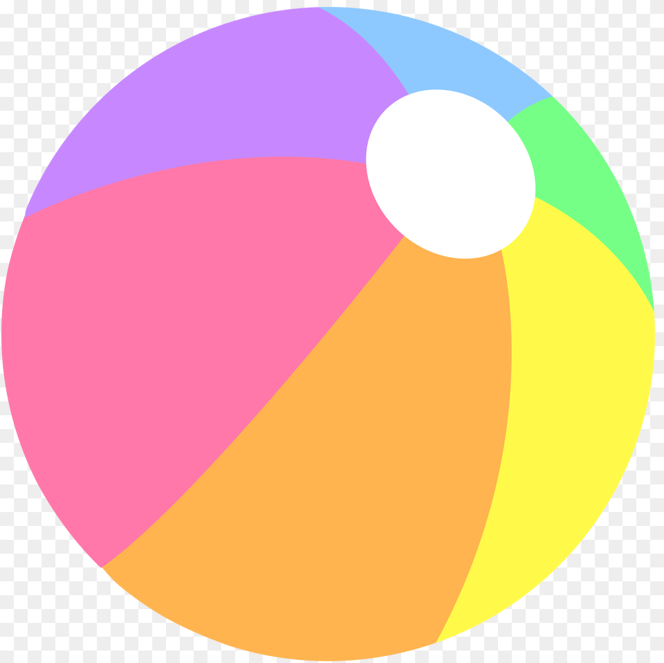 Beach Ball In Pastel Colors, Egg, Food, Easter Egg Free Png Download