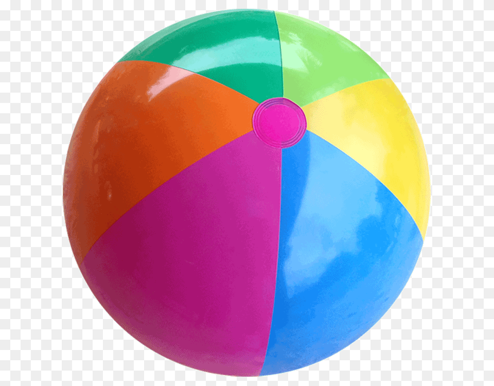 Beach Ball Purple Orange Blue Transparent, Sphere Free Png Download