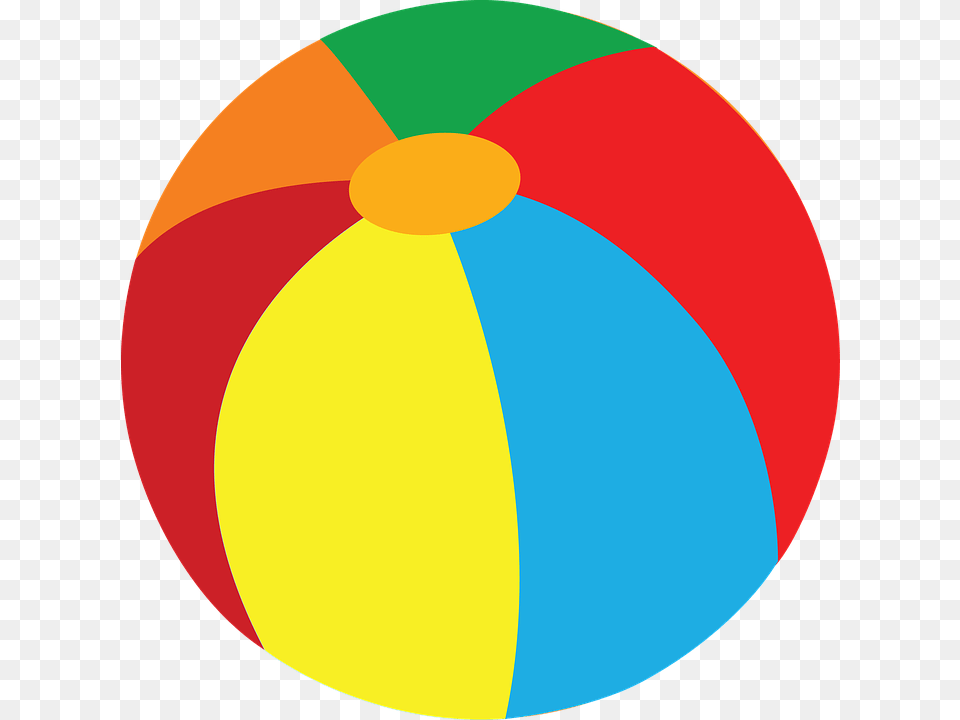 Beach Ball Summer Beach Ball Illustration, Sphere Free Png Download