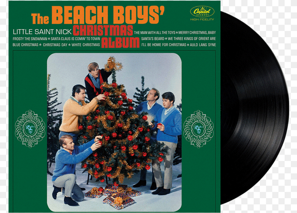 Beach Boys Christmas Album Cover, Adult, Person, Man, Male Free Png