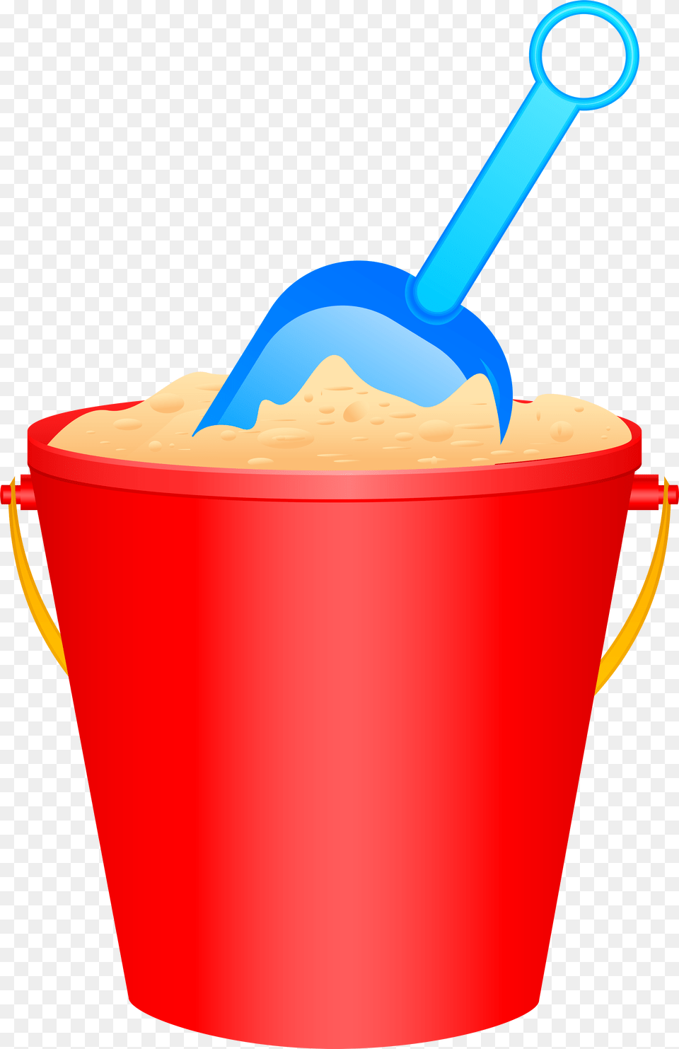 Beach Bucket And Shovel Clip Art Bucket And Shovel Clipart, Food, Ketchup, Cutlery Png Image