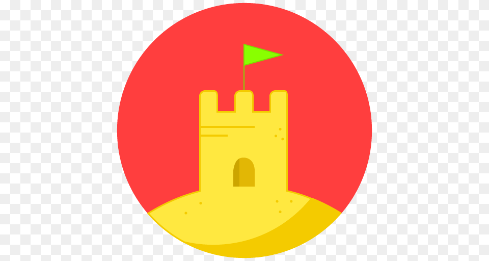 Beach Castle Sand Summer Vacation Icon, Architecture, Building, Fortress, Food Png