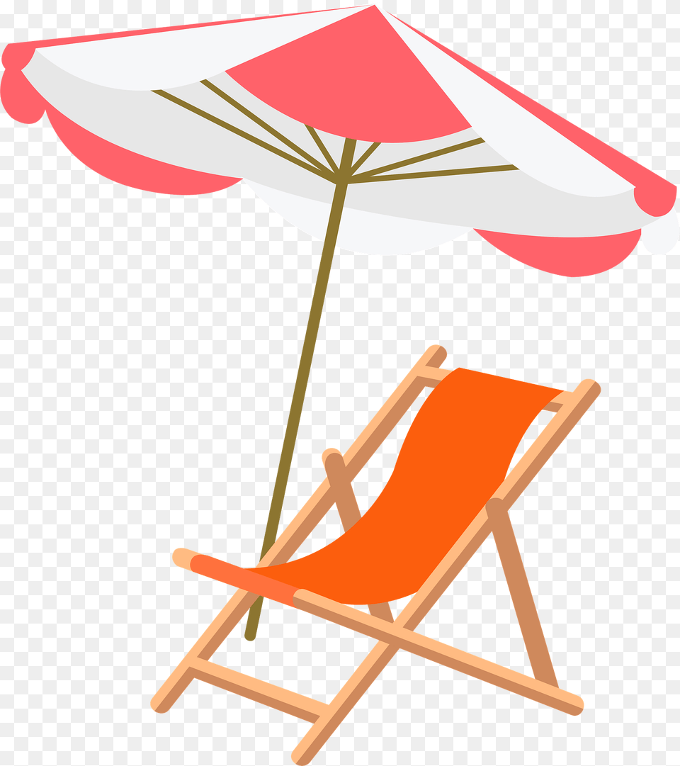 Beach Chair And Umbrella Clipart, Canopy, Architecture, Building, House Png