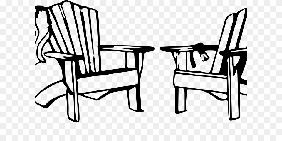 Beach Chair Cliparts Download Clip Art Beach Chair Clipart Black And White, Gray Png Image