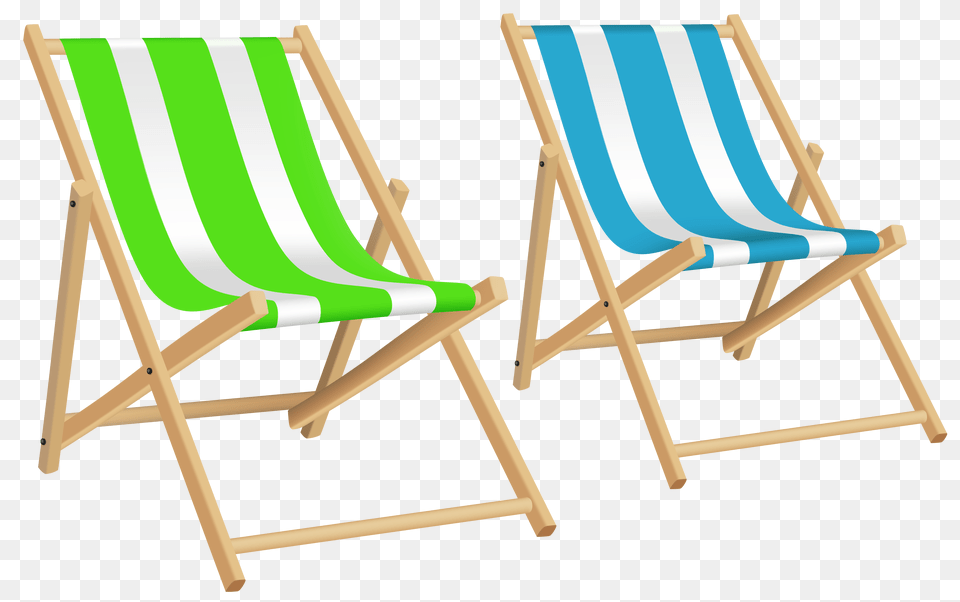 Beach Chairs Clip, Canvas, Plywood, Wood, Furniture Free Png Download