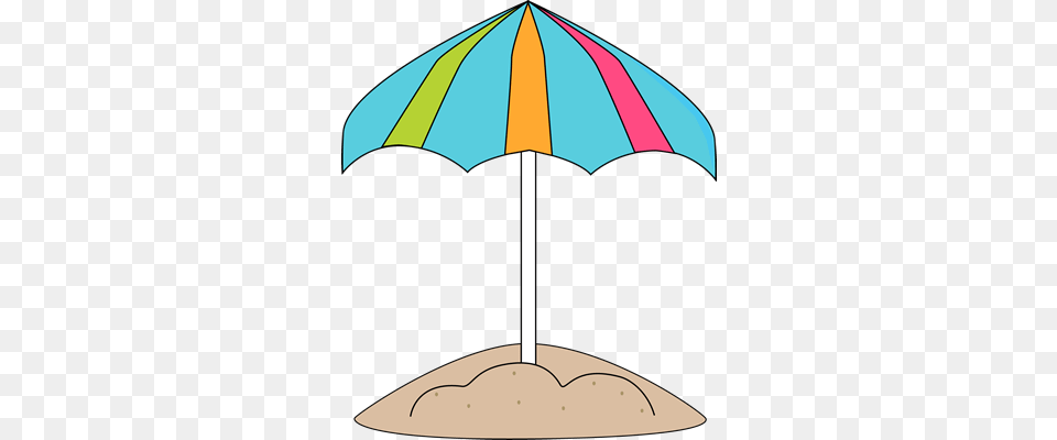 Beach Clip Art, Umbrella, Canopy, Shark, Sea Life Free Transparent Png