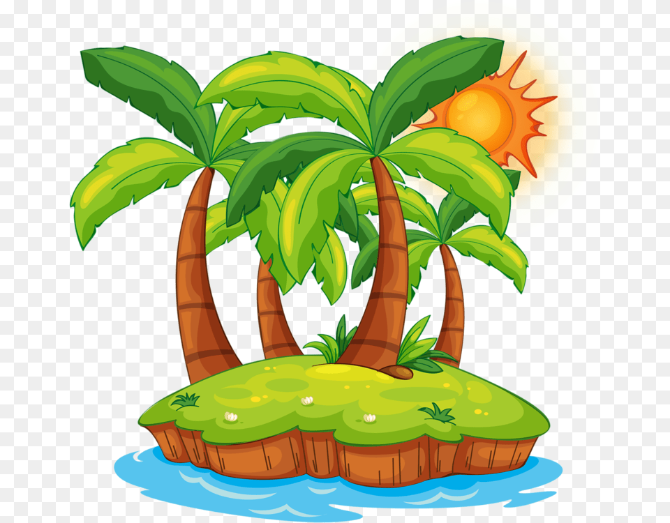 Beach Clipart Images, Plant, Rainforest, Tree, Palm Tree Free Png Download