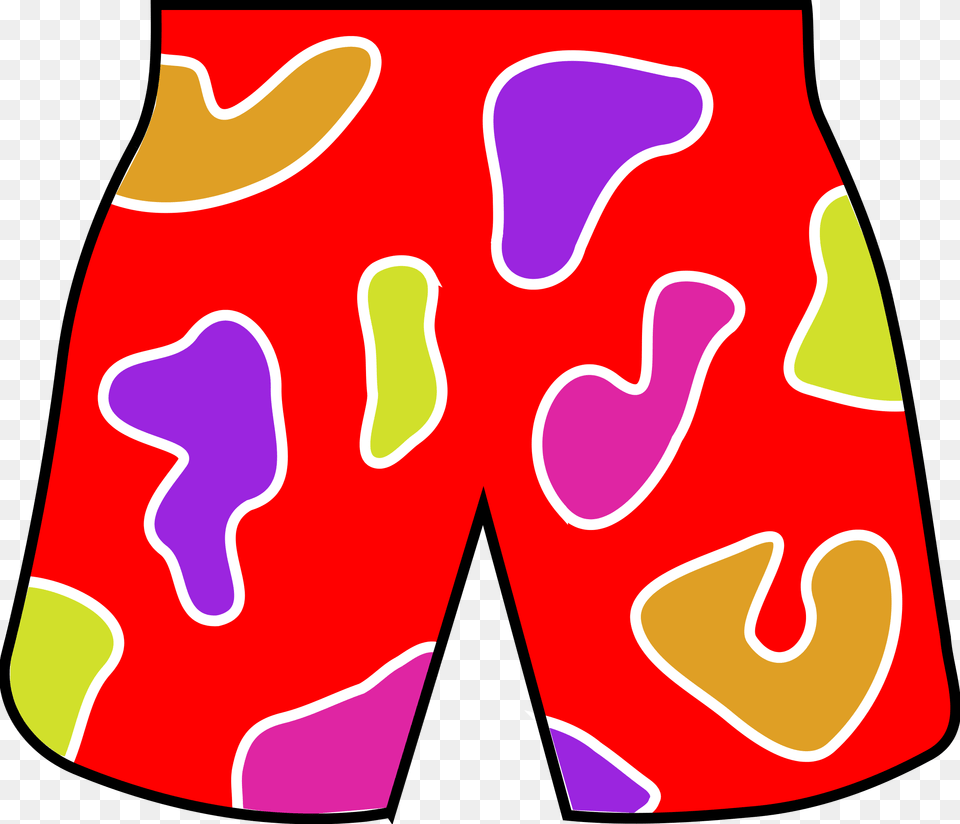 Beach Clothes Clipart Education Beach Summer, Clothing, Shorts, Food, Ketchup Png Image