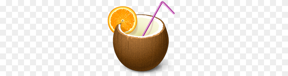 Beach Coconut, Food, Fruit, Plant, Produce Png Image