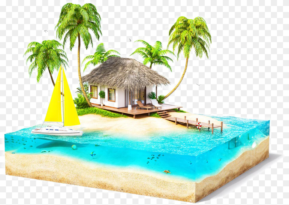 Beach Cottage Cross Section, Architecture, Resort, Summer, Hotel Png