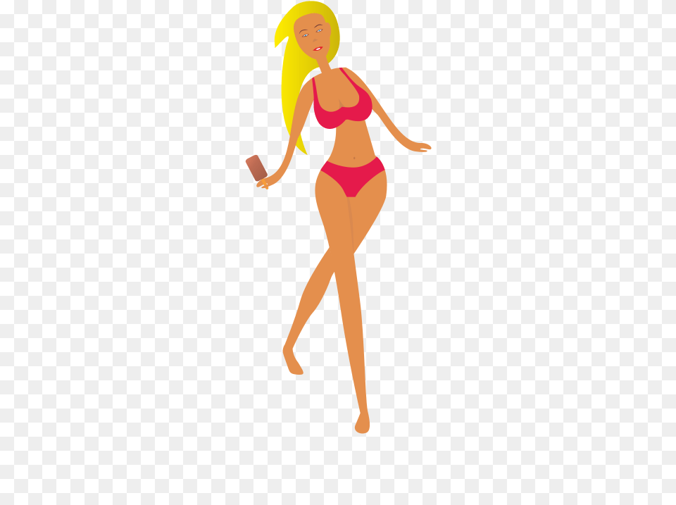 Beach Girl Cartoon Beach Girl, Adult, Person, Woman, Female Free Png Download