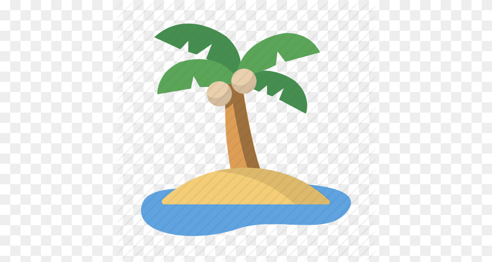 Beach Hawaii Island Paradise Relaxation Vacation Icon, Palm Tree, Plant, Tree, Nature Free Png Download