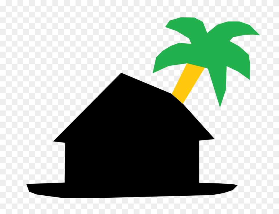 Beach House Computer Icons Beach Hut, Green, Leaf, Plant, Logo Png