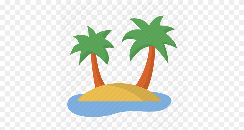 Beach Island Nature Palm Tree Paradise Tropical Vacation Icon, Potted Plant, Plant, Palm Tree, Leaf Png Image