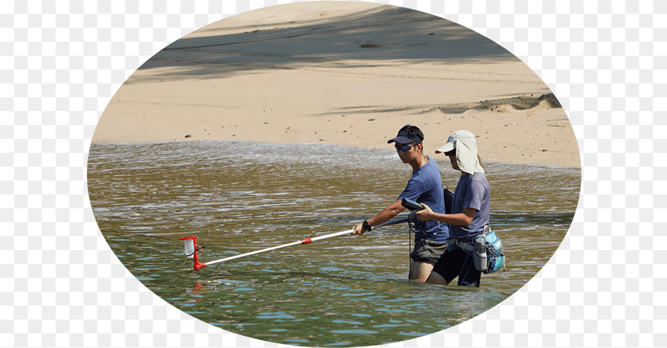 Beach Monitoring Programme Cast A Fishing Line, Man, Adult, Shorts, Baseball Cap Free Png Download