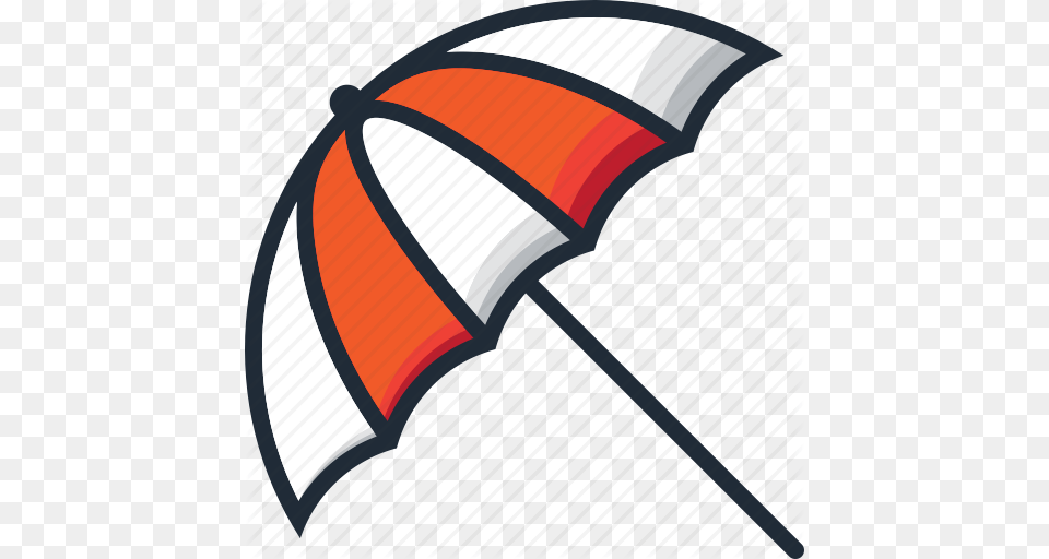 Beach Ocean Sand Sea Summer Umbrella Vacation Icon, Canopy Free Png Download