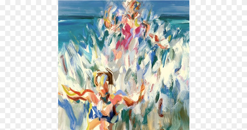 Beach Oil, Art, Painting, Modern Art Free Png