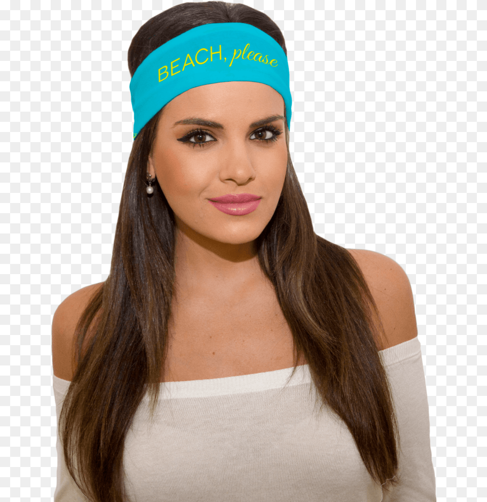 Beach Please Headband Sa Company Female Model, Accessories, Person, Adult, Woman Free Png Download