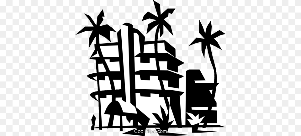 Beach Resort Resort Clipart, Stencil, City, Art, Modern Art Png