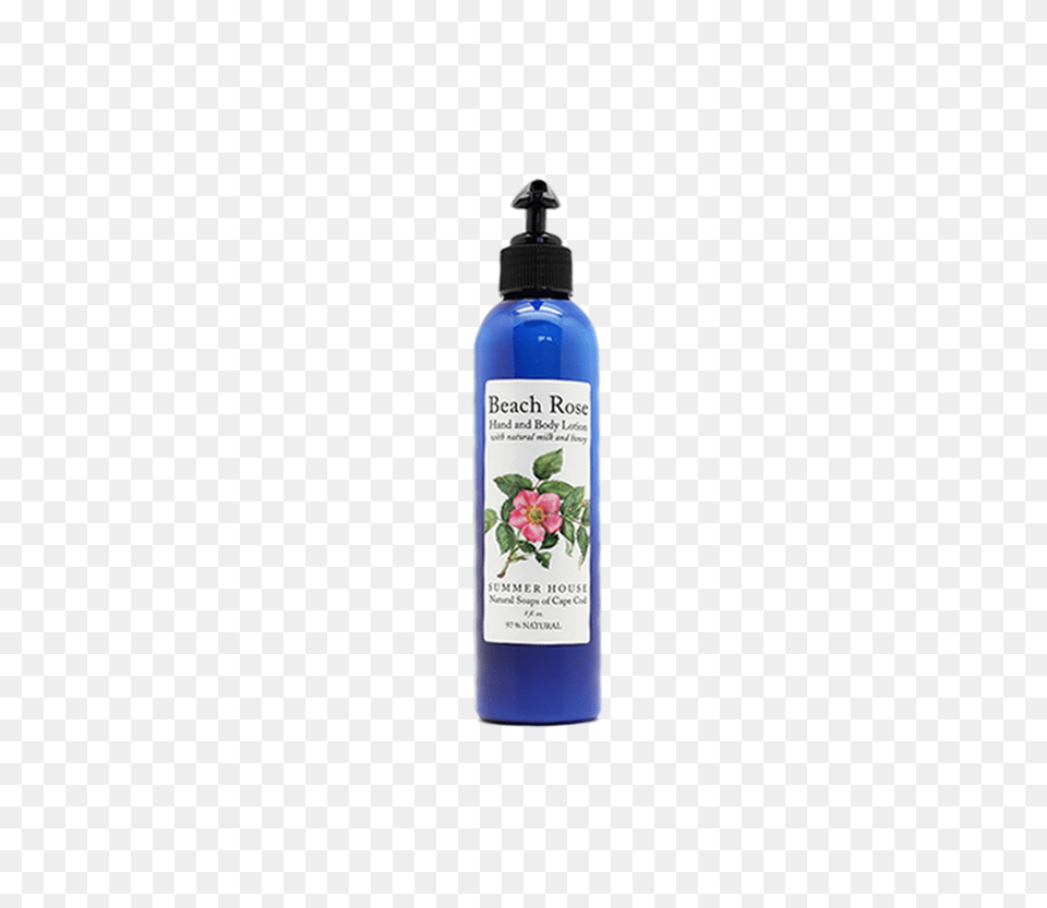 Beach Rose Body Lotion By Summer House Soaps Botanica Provincetown, Bottle, Herbal, Herbs, Plant Free Png Download