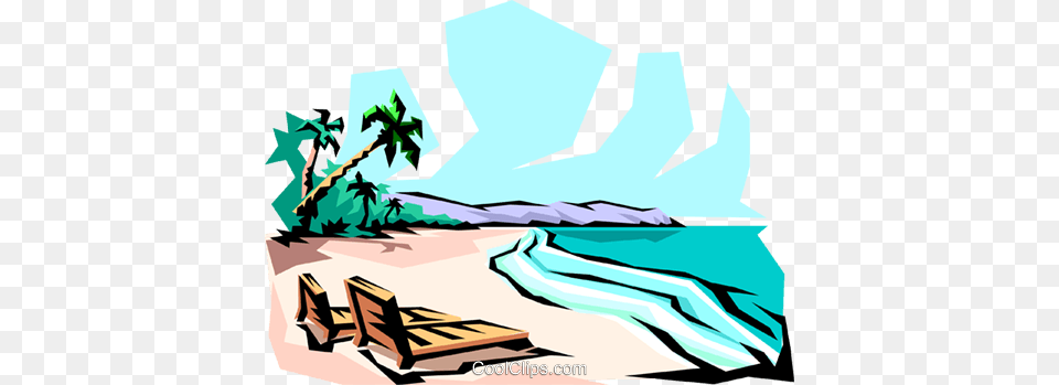 Beach Royalty Free Vector Clip Art Illustration, Ice, Nature, Outdoors, Sea Png Image