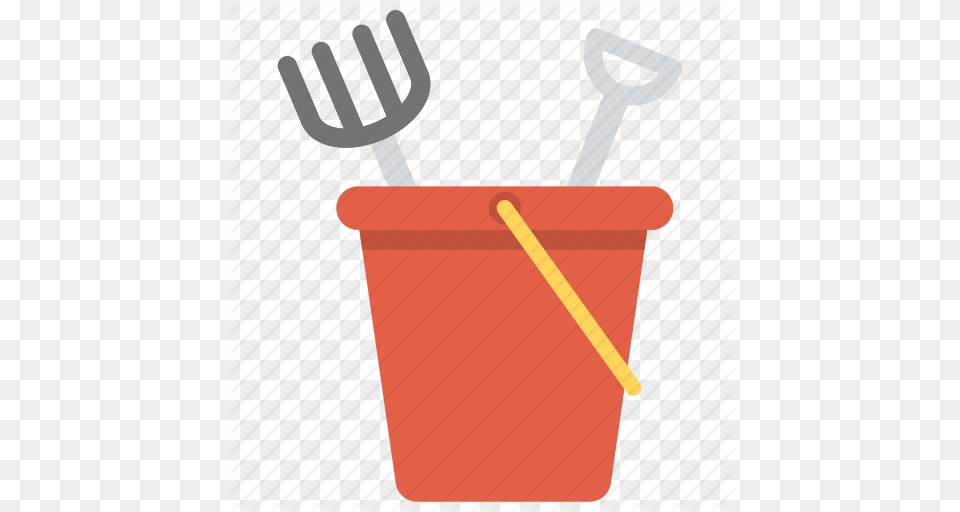 Beach Sand Play Set Beach Toys Bucket And Rake Outdoor Toys, Cutlery, Fork Png