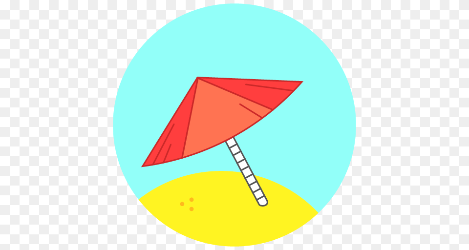 Beach Sand Summer Sunny Umbrella Icon, Canopy, Art, Architecture, Building Png