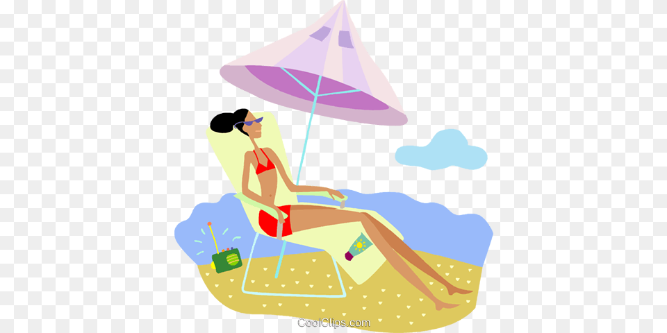 Beach Scene Clipart Free Clipart, Person, Face, Head Png