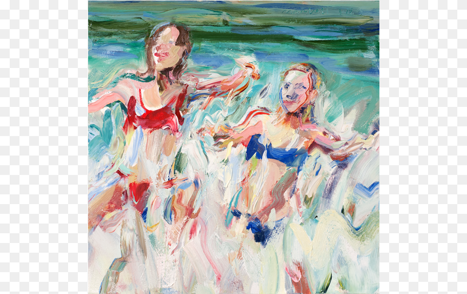 Beach Series Commission For Jng 36 X 36 Oil Canvas Painting, Art, Modern Art, Person, Face Png