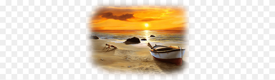 Beach Sunset Quotes For Dad Birthday In Heaven, Watercraft, Boat, Transportation, Dinghy Free Png