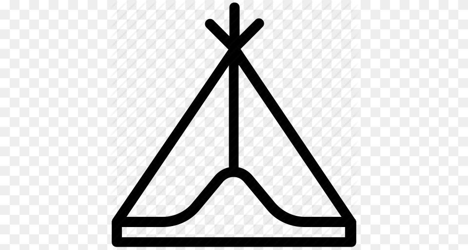 Beach Tent Camping Teepee Tent Tent House Icon, Triangle, Tripod, Furniture Free Transparent Png