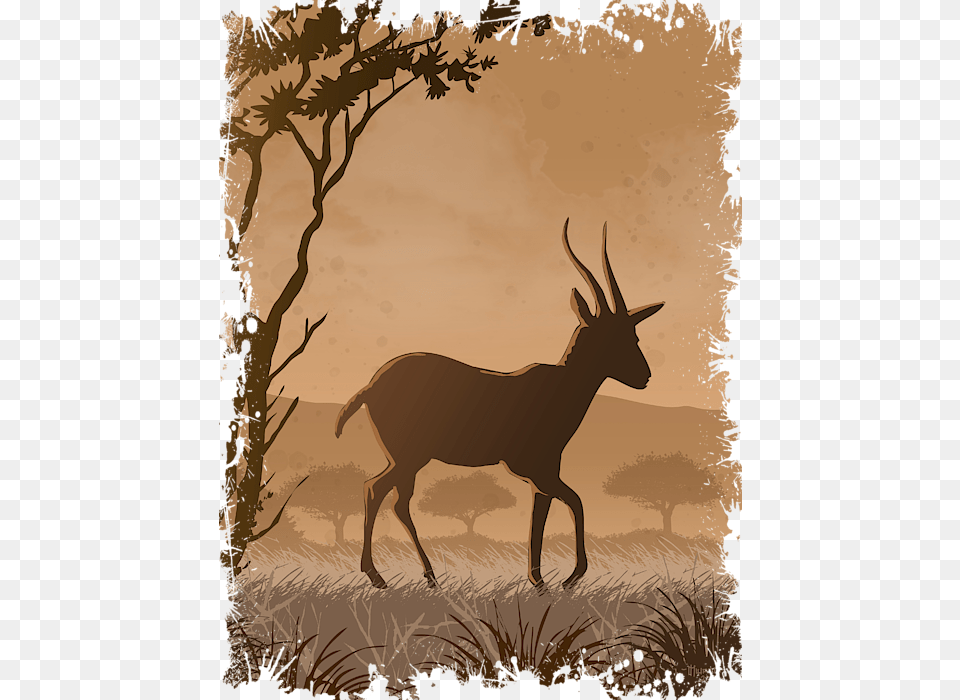 Beach Towel, Animal, Antelope, Impala, Mammal Png Image