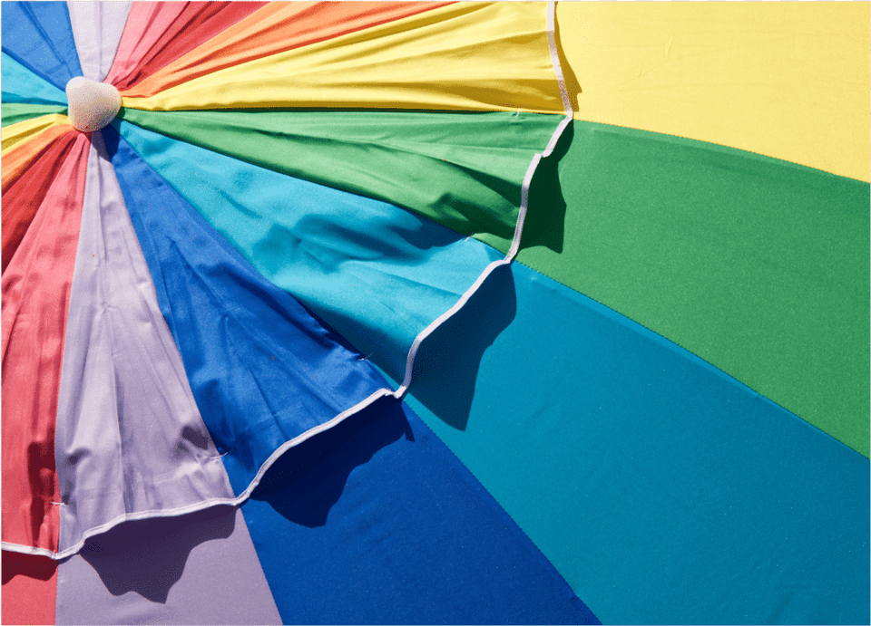 Beach Umbrella 101a Notecard Modern Art, Canopy, Flag Free Png Download