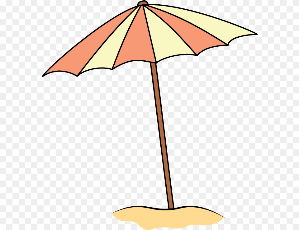 Beach Umbrella Drawing Easy Drawing Of A Beach Umbrella, Canopy, Architecture, Building, House Free Transparent Png