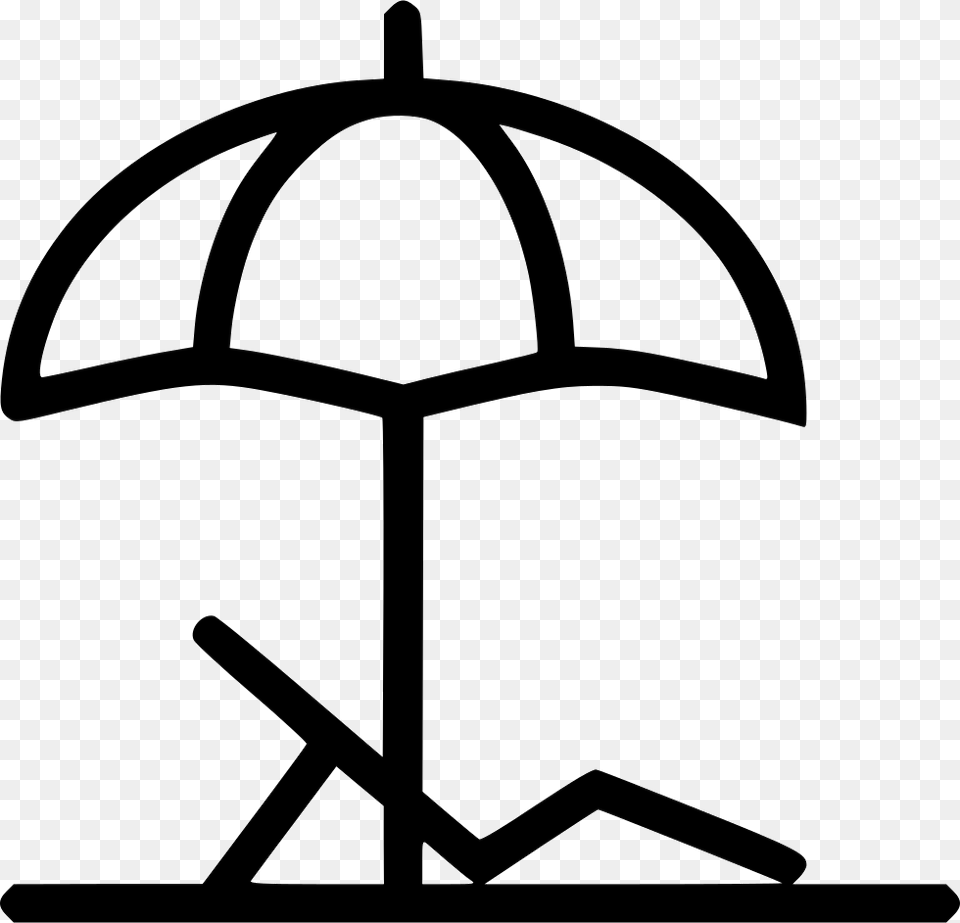 Beach Umbrella Trip Island Chair Icon Free Download, Symbol, Cross, Canopy, Architecture Png