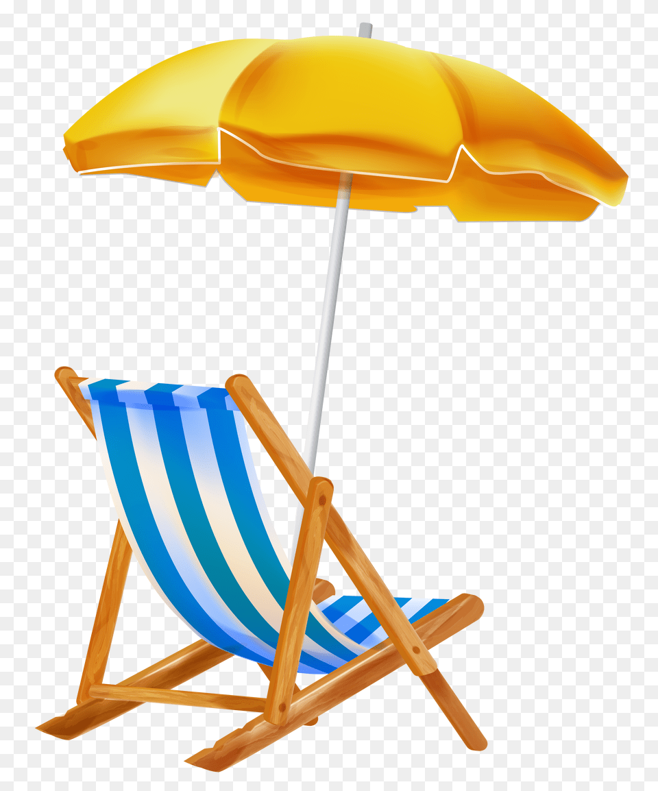 Beach Umbrella With Chair Png