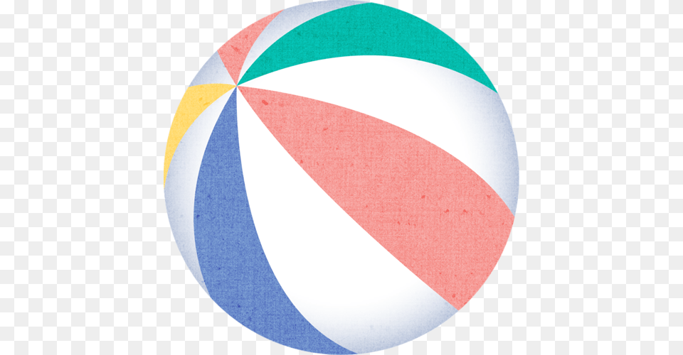 Beach Umbrella With Chair And Ball Clip Art Beach Ball, Sphere, Disk Free Png Download